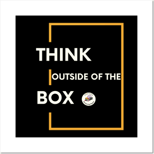 Dyslexia Think Outside of the Box Posters and Art